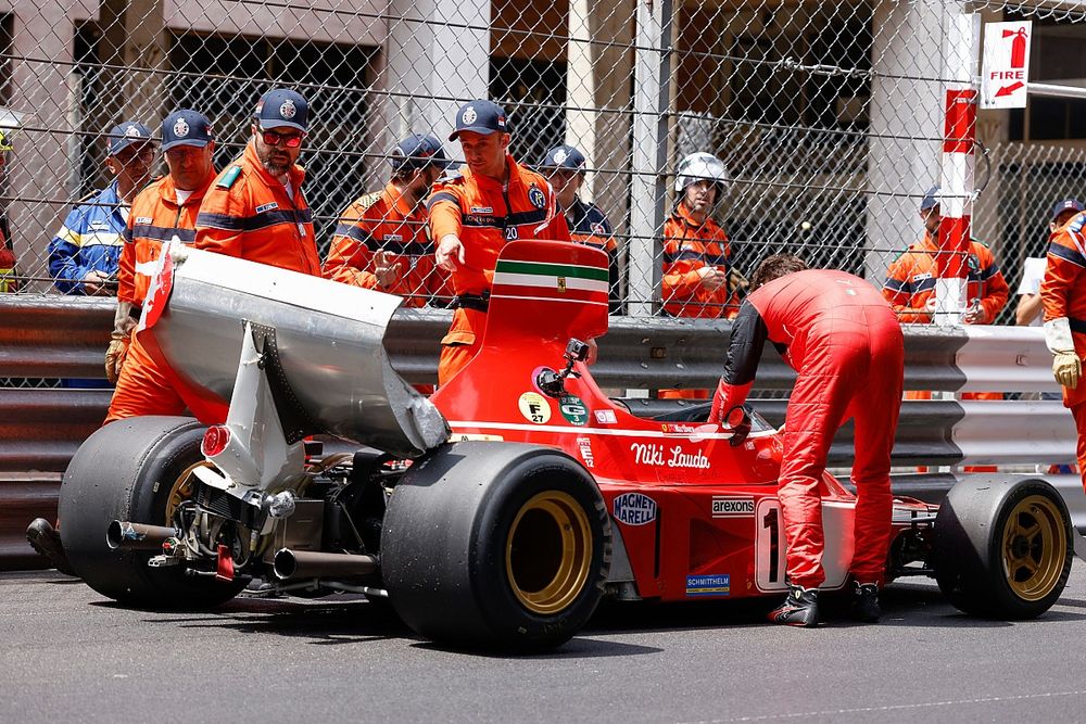 Leclerc se estrella en Mónaco
